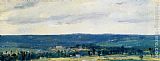 Theodore Rousseau The Seine Valley near Rouen painting